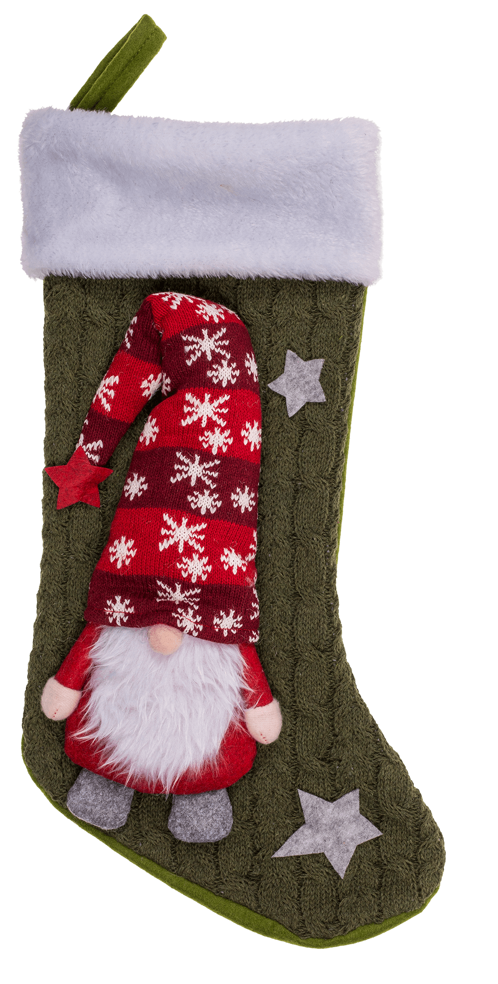 Jumbo fireplace socks, Gnome,