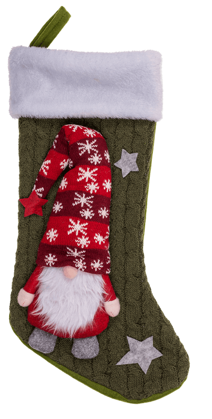 Jumbo fireplace socks, Gnome,