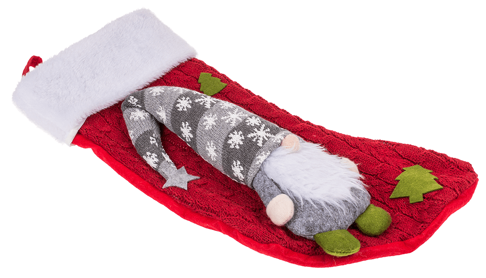 Jumbo fireplace socks, Gnome,