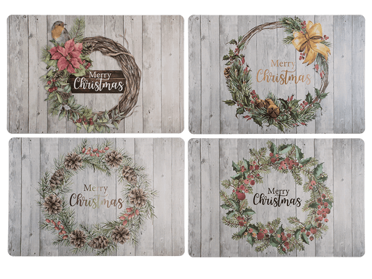 Polypropylen placemat; Cottage Christmas,