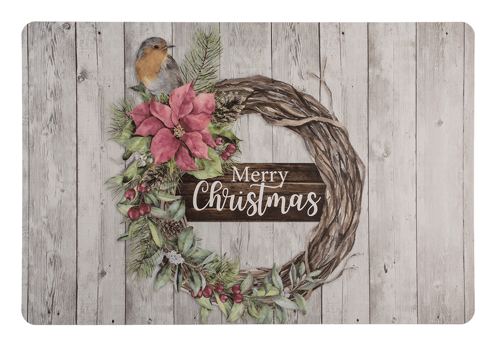 Polypropylen placemat; Cottage Christmas,