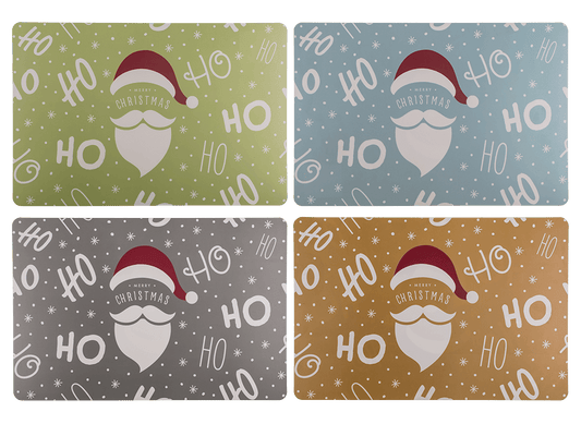 Polypropylen placemat, HO HO Santa,
