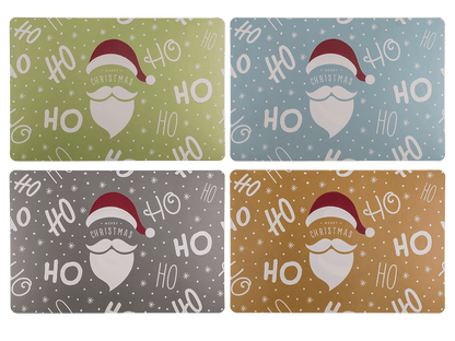 Polypropylen placemat, HO HO Santa,