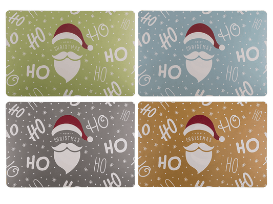 Polypropylen placemat, HO HO Santa,