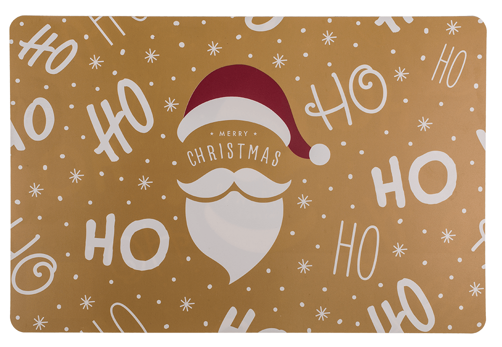 Polypropylen placemat, HO HO Santa,