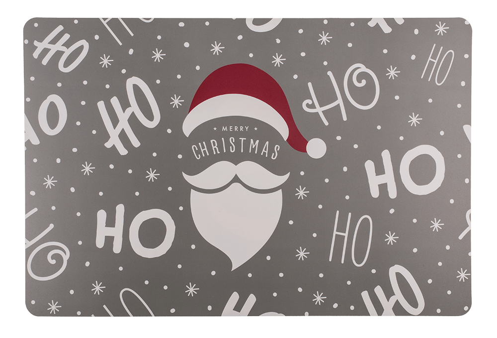 Polypropylen placemat, HO HO Santa,