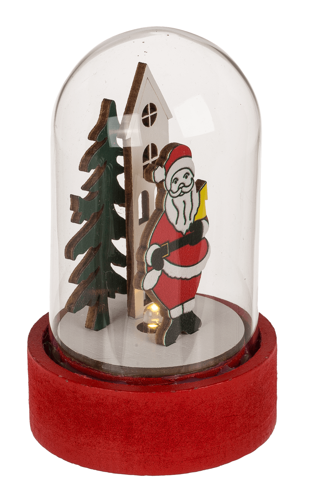 Mini christmas scene, Xmas Friends, with LED,