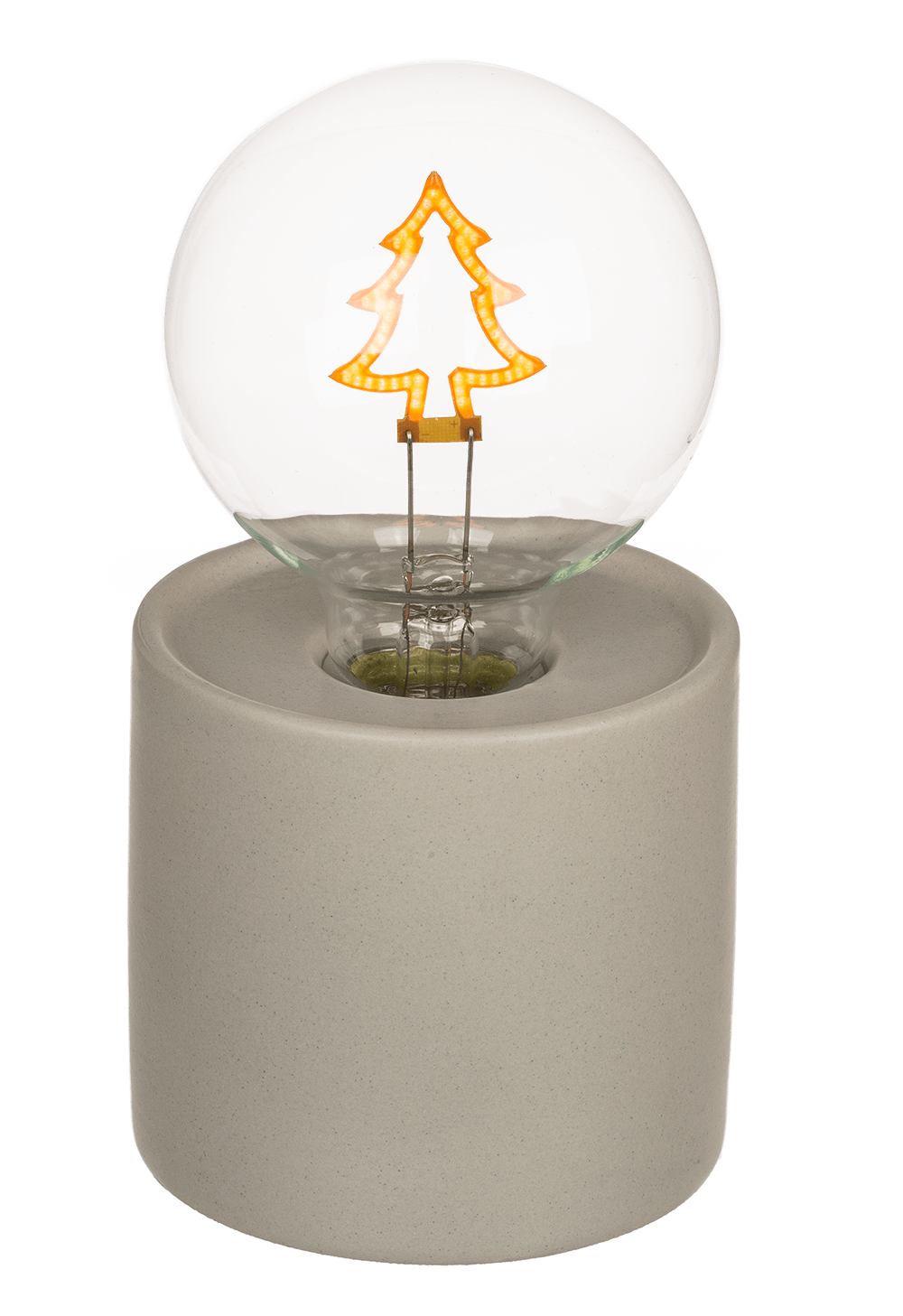Motif light bulb, Christmas, 8,5 x 16 cm,