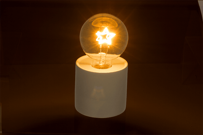 Motif light bulb, Christmas, 8,5 x 16 cm,