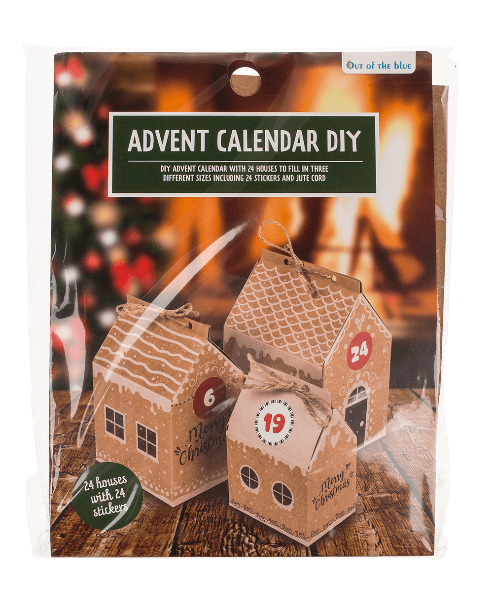 DIY Advent calendar, cardboard, 8 small and