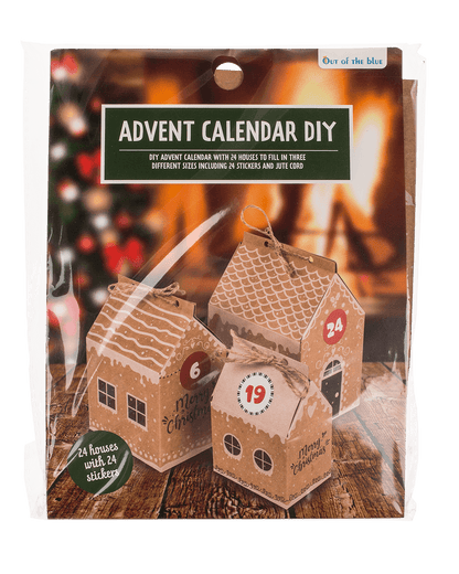 DIY Advent calendar, cardboard, 8 small and