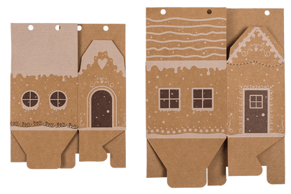 DIY Advent calendar, cardboard, 8 small and