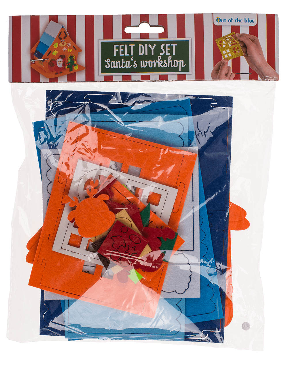 DIY set, Santa's Workshop, craft felt, 2 assorted