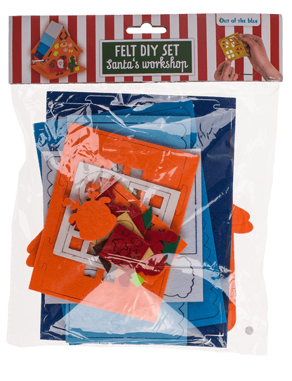 DIY set, Santa's Workshop, craft felt, 2 assorted