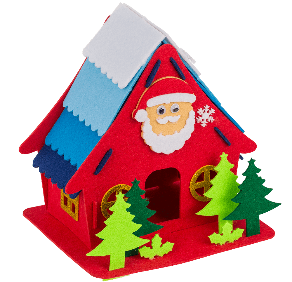 DIY set, Santa's Workshop, craft felt, 2 assorted