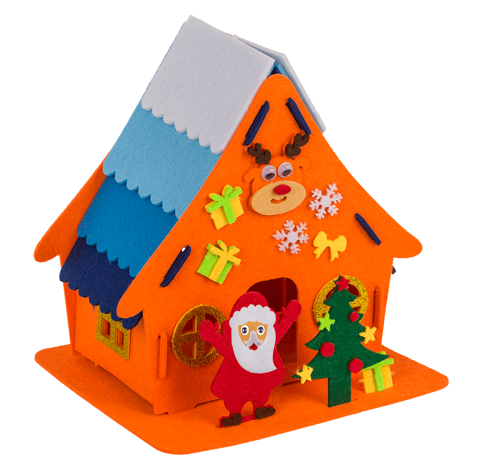 DIY set, Santa's Workshop, craft felt, 2 assorted