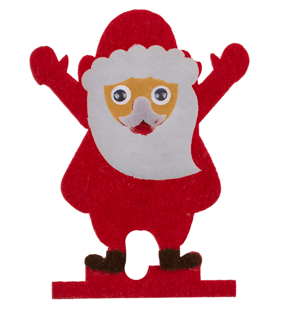 DIY set, Santa's Workshop, craft felt, 2 assorted