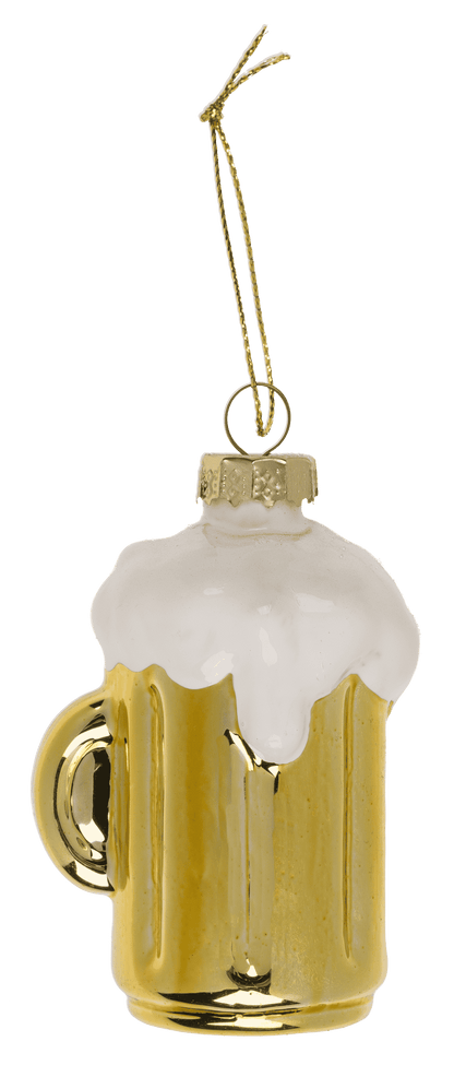 Glass tree decorations, fast food, set of 3,Burger