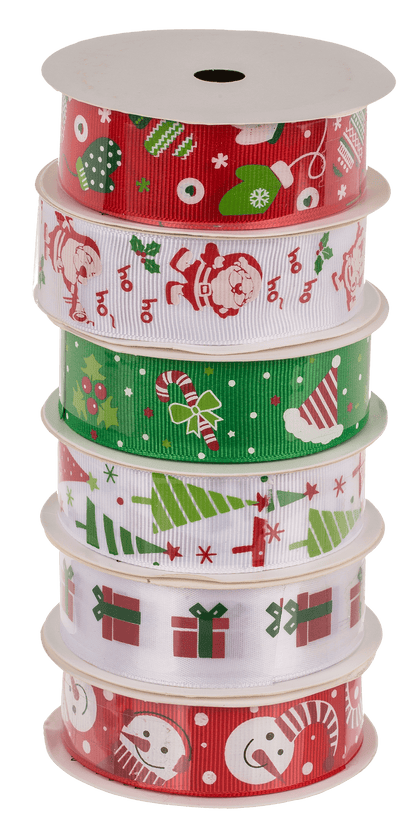 Ribbon, Christmas, polyester, 2 cm x 2 m,