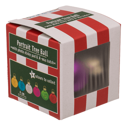 Portrait tree ball, with photo sticky pad &