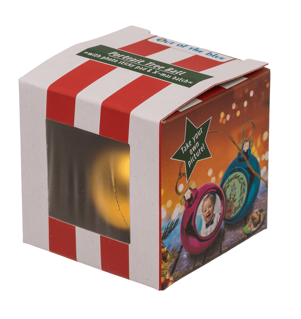 Portrait tree ball, with photo sticky pad &