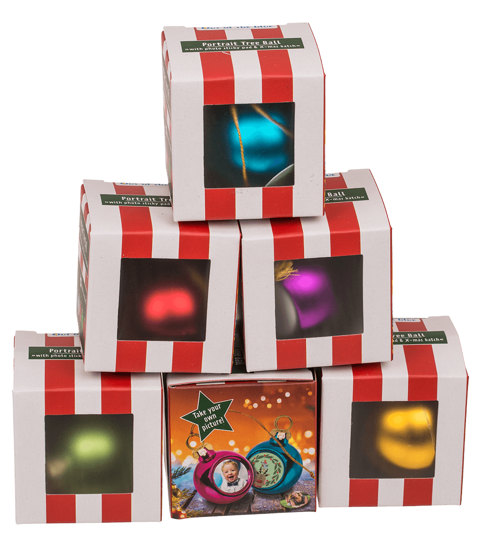 Portrait tree ball, with photo sticky pad &