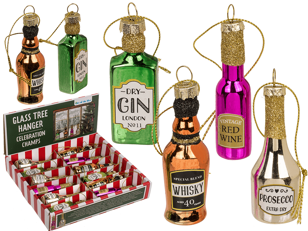 Glass tree hanger, Celebration Champs,