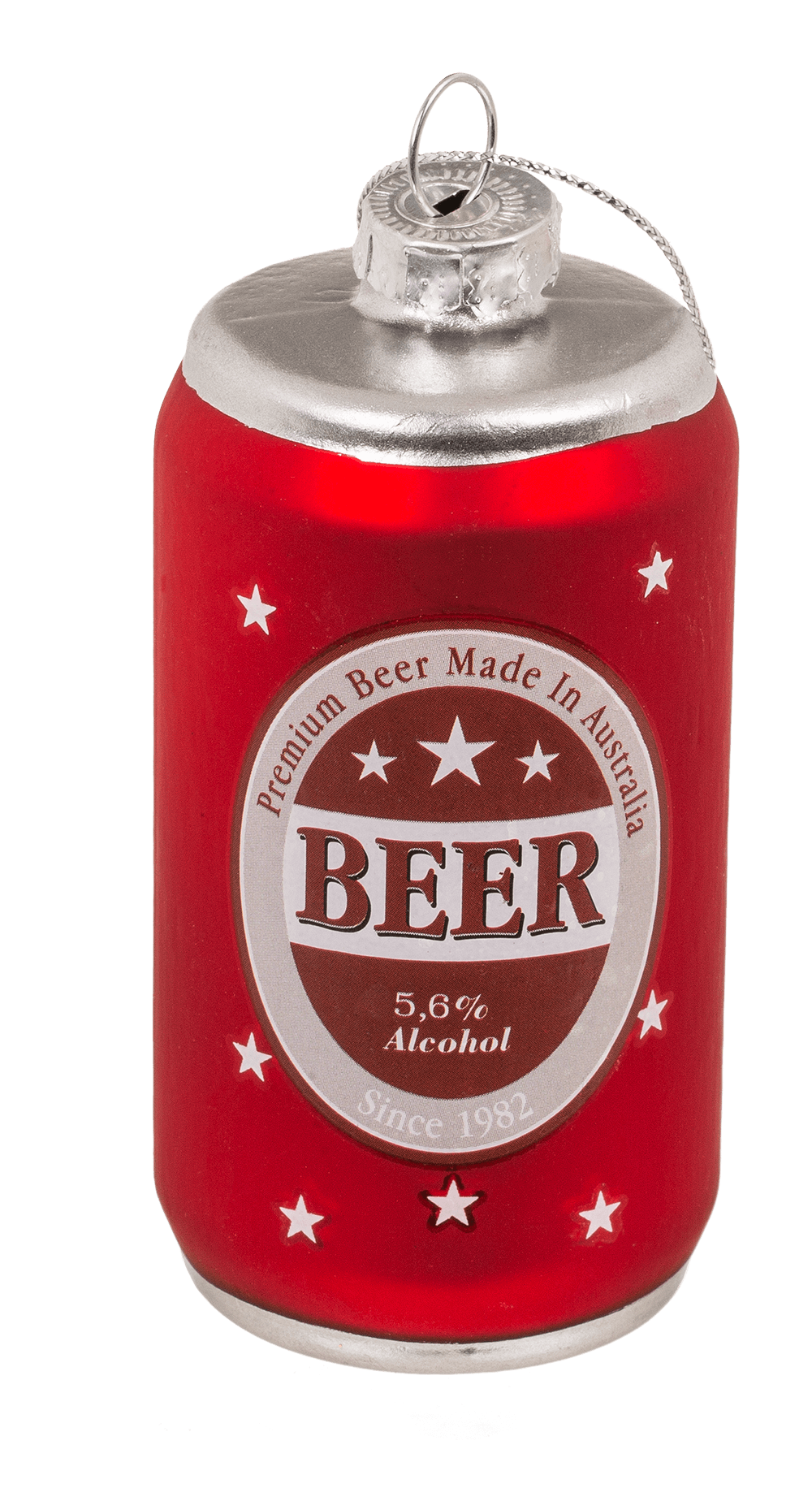 Glass tree hanger, beer, 3 assorted,