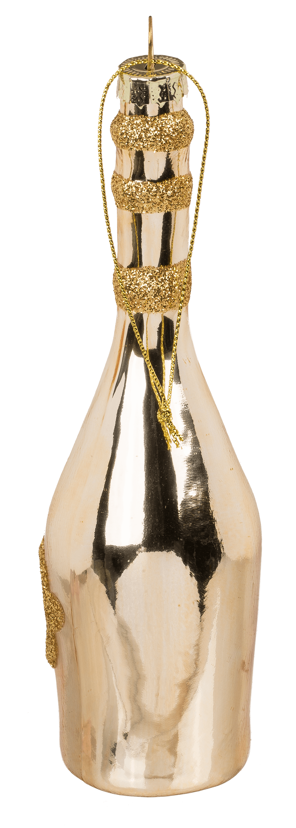 Glass tree hanger, Glamorous Champagne,