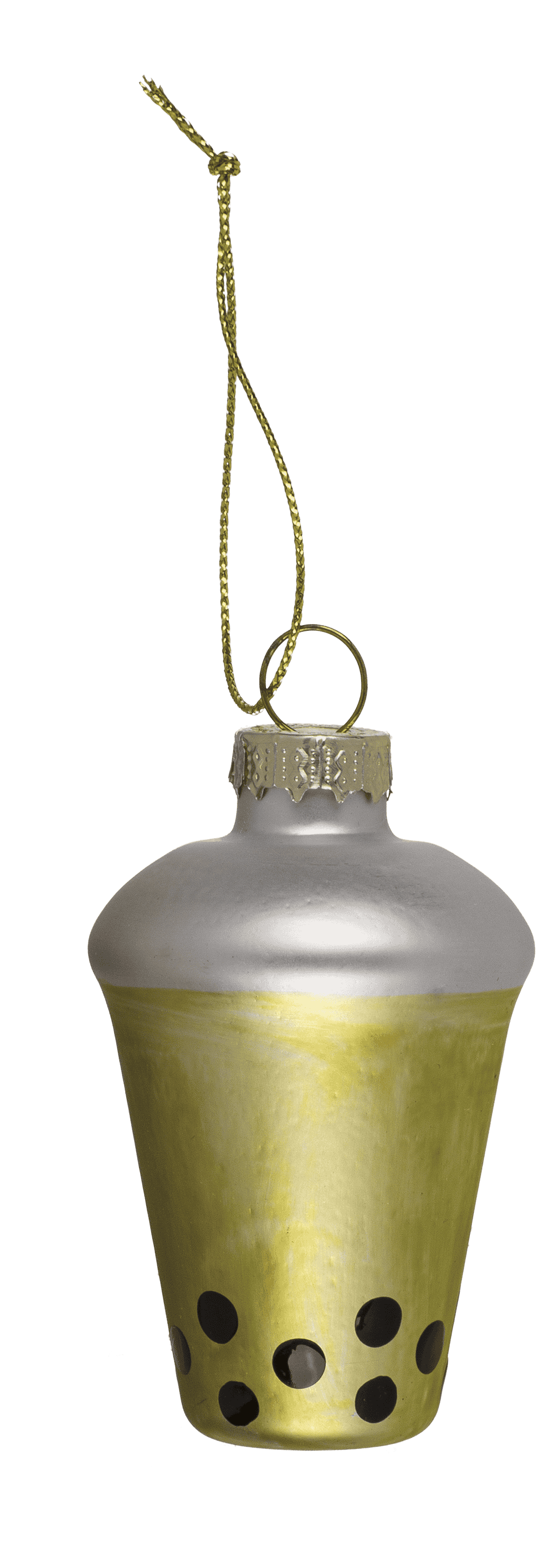 Glass tree decorations,Bubble Tea,set of 3,Macaron