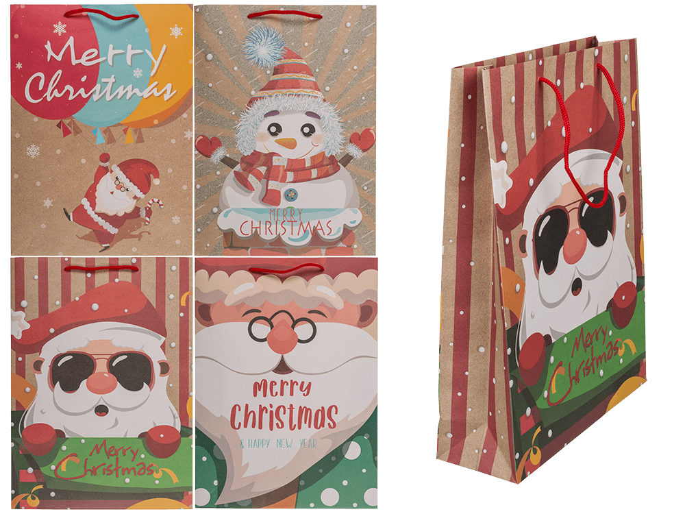 Paper gift bag, Joyful Season,