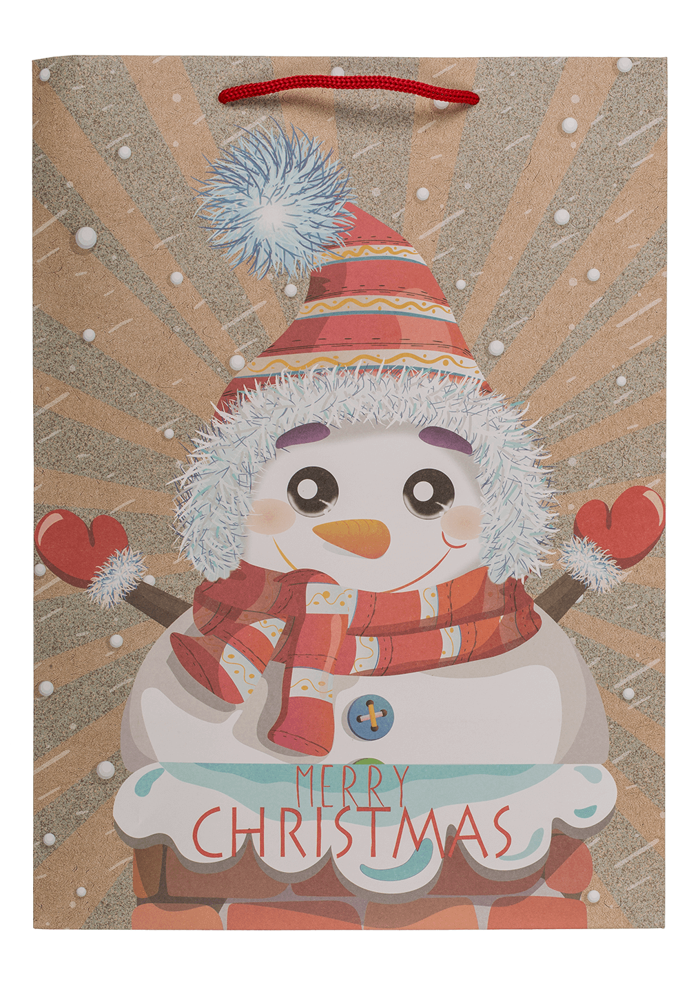 Paper gift bag, Joyful Season,