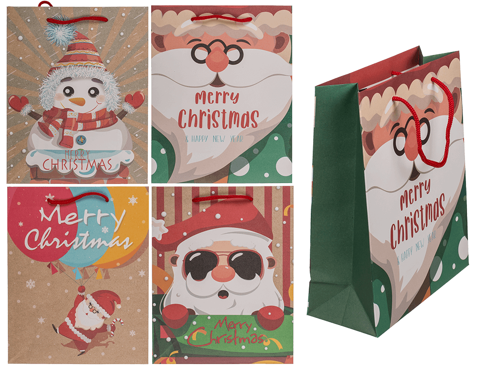 Paper gift bag, Joyful Season,