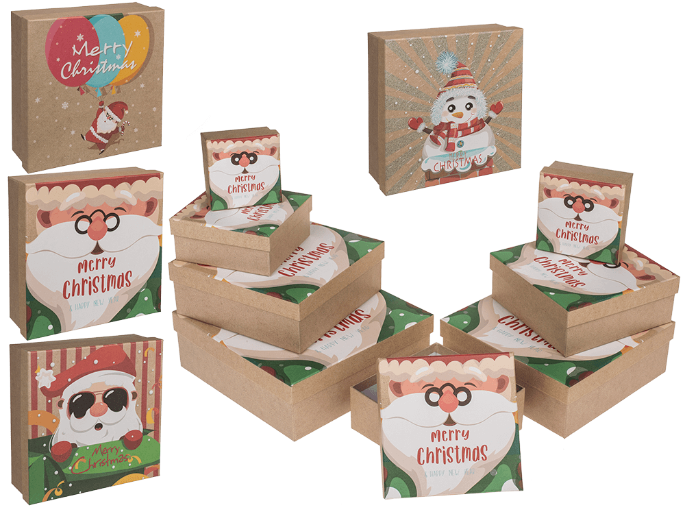 Giift boxes, Joyful Season,  4 ass.,