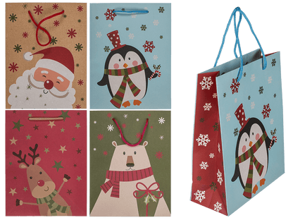 Paper gift bag, Christmas friends,