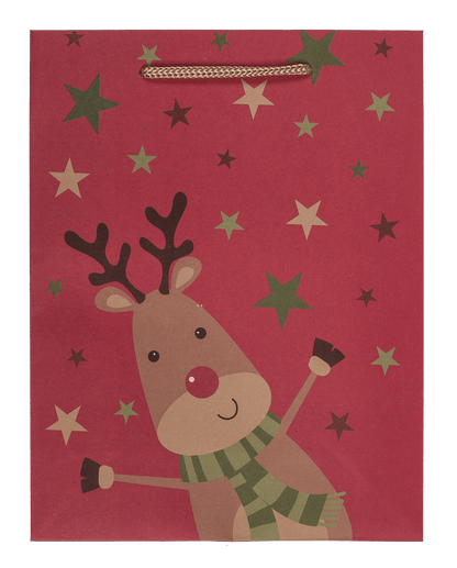 Paper gift bag, Christmas friends,
