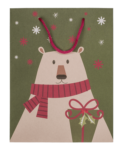 Paper gift bag, Christmas friends,