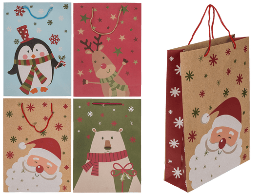 Paper gift bag, Christmas friends,
