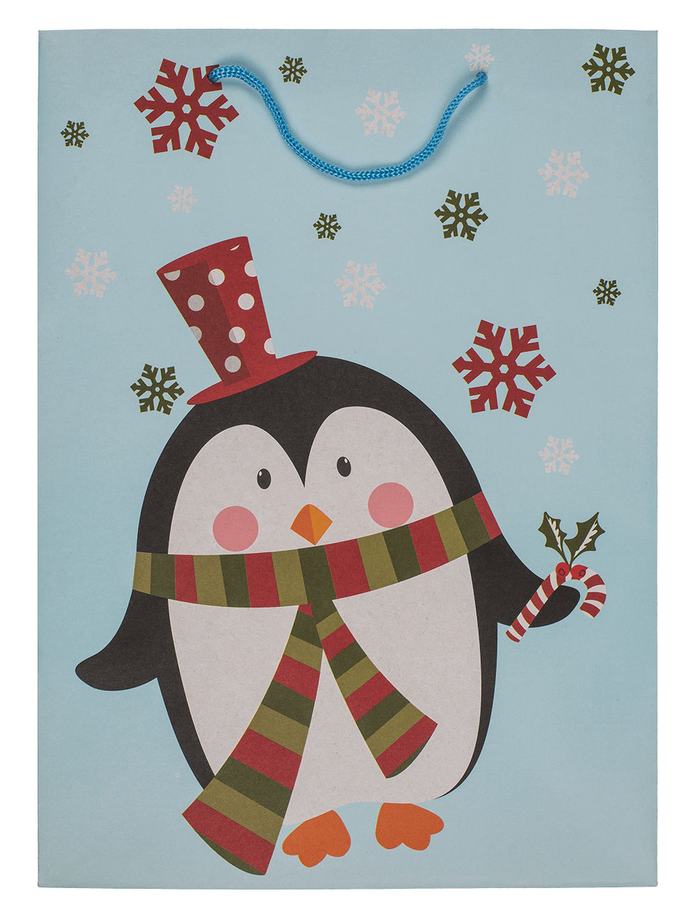 Paper gift bag, Christmas friends,