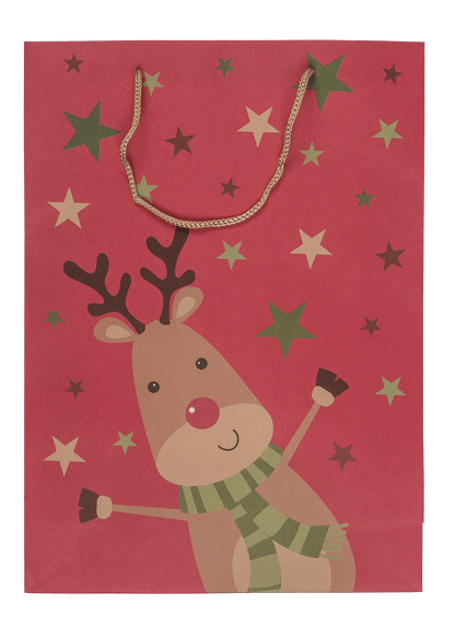 Paper gift bag, Christmas friends,