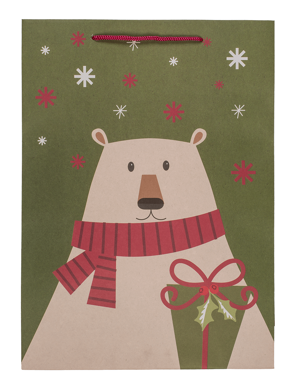 Paper gift bag, Christmas friends,