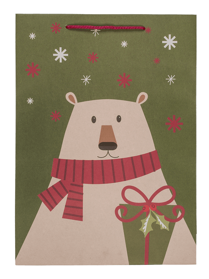 Paper gift bag, Christmas friends,