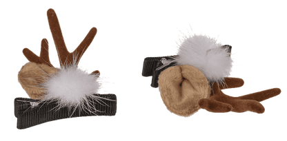 Hair clips, Reindeer, 2 assorted,