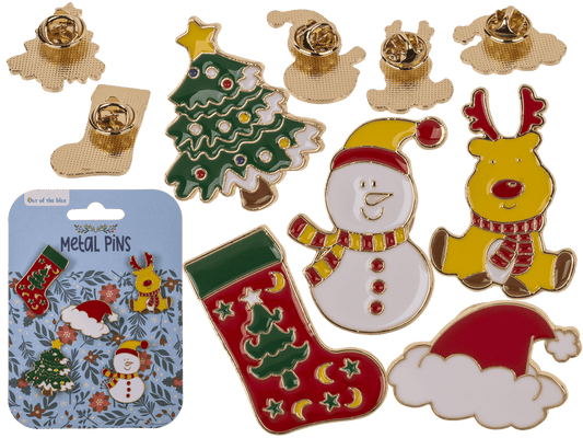 Metal Pin, X-Mas, 2 cm,