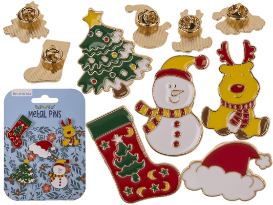 Metal Pin, X-Mas, 2 cm,