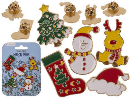 Metal Pin, X-Mas, 2 cm,