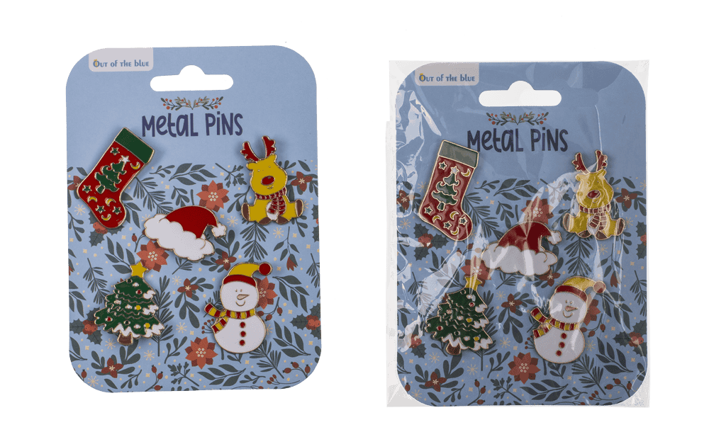 Metal Pin, X-Mas, 2 cm,