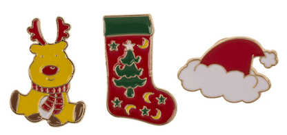 Metal Pin, X-Mas, 2 cm,