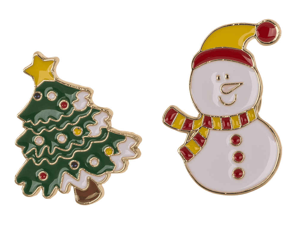 Metal Pin, X-Mas, 2 cm,