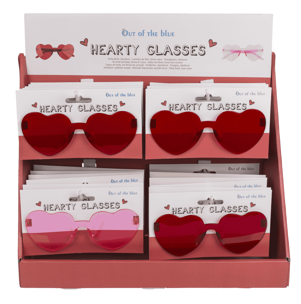 Fun glasses, Hearts,